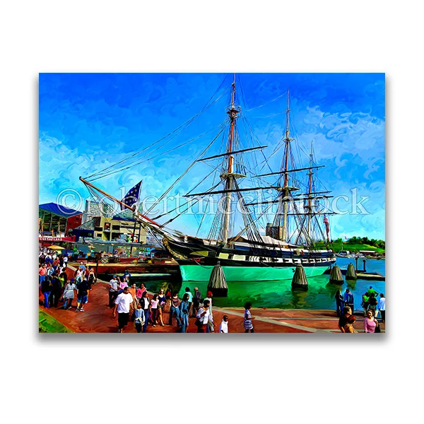 "CONSTELLATION IN THE INNER HARBOR" - INNER HARBOR