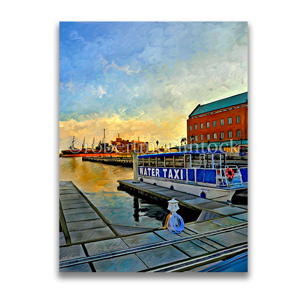 "END OF THE DAY - WATER TAXI" - FELL'S POINT