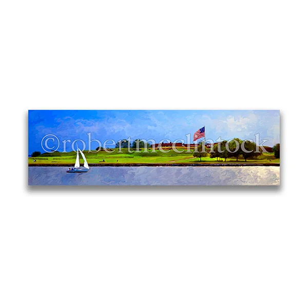 "FLAG OVER THE FORT" - FT. MCHENRY