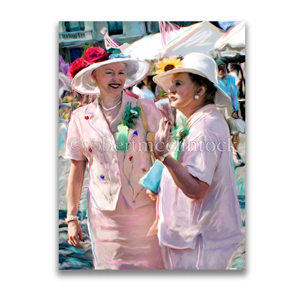 "FLOWER MART LADIES #3" - MOUNT VERNON