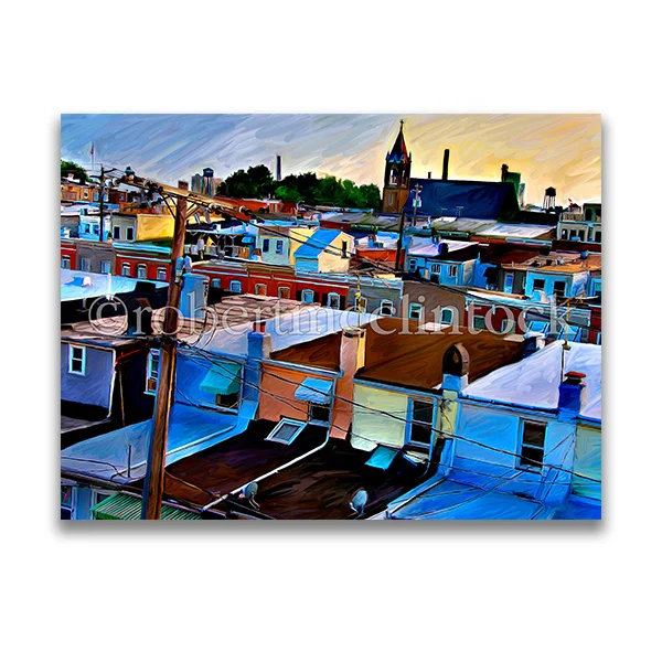 "LOCUST POINT ROOFTOPS" - LOCUST POINT