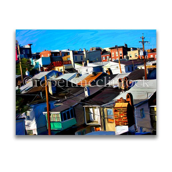 "UPPER FELL'S ROOFTOPS" - FELL'S POINT