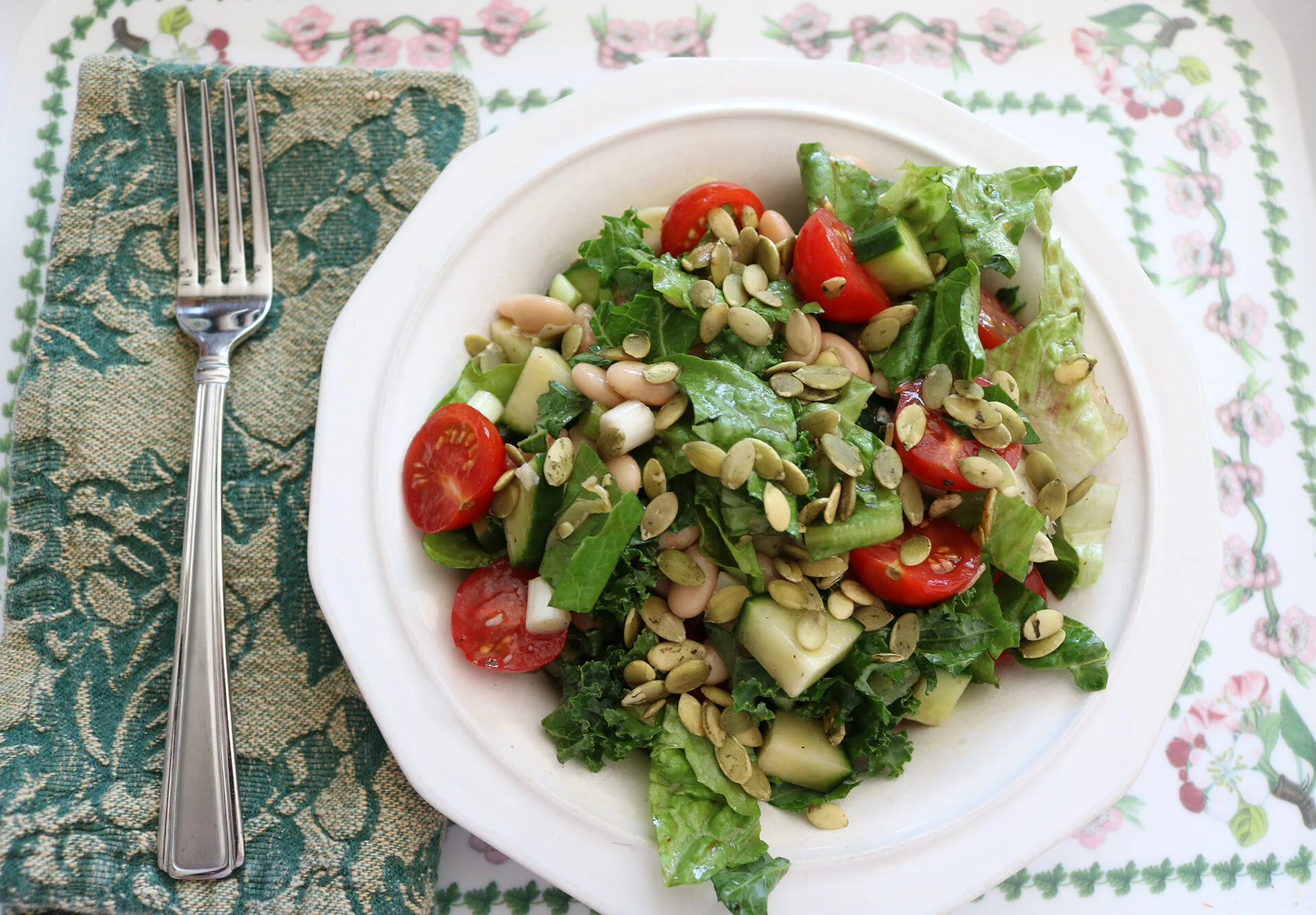 Do You CRINGE About KALE? How to Add it to a Salad without Cringing!