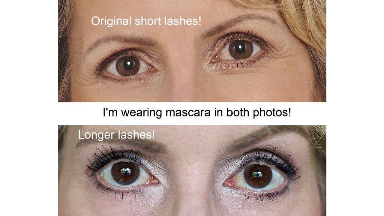 How I Got Long Lashes When I Was 57!