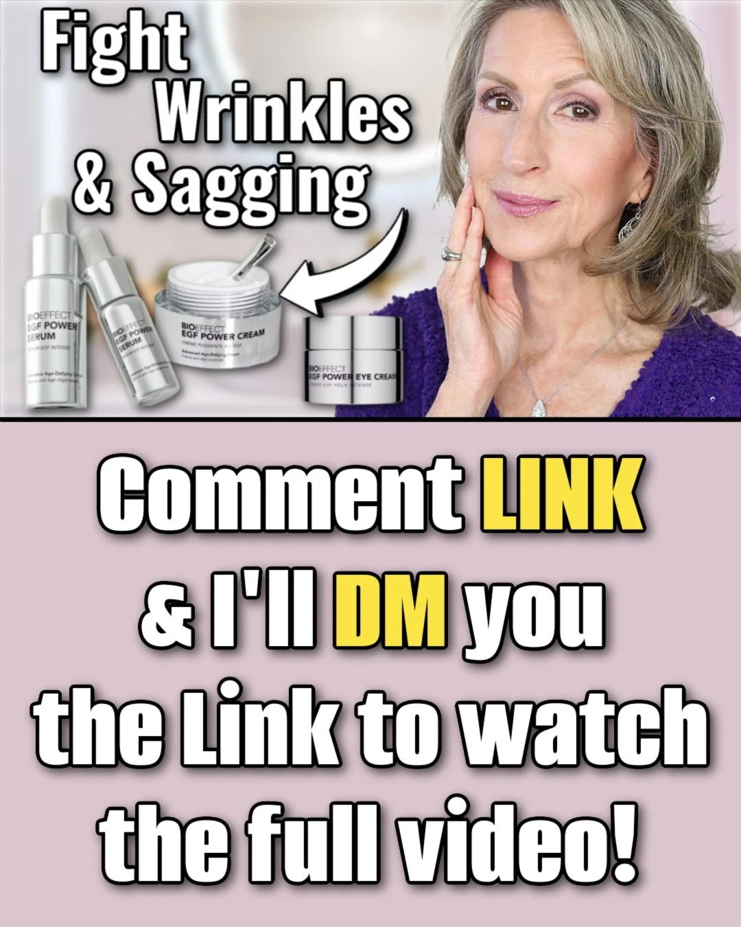 ✨ Want to know why Epidermal Growth Factor (EGF) skincare is becoming a favorite for women over 50?⁠
⁠
I just reviewed BioEffect&rsquo;s EGF Power Collection &mdash; serum, cream, and eye cream &mdash; and shared how it helps wrinkles, sagging, dark 