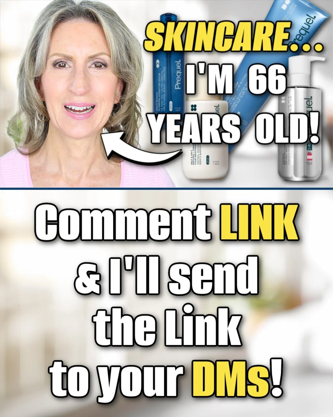 I&rsquo;m 66, no plastic surgery, and I rely on skincare that actually works. 💛⁠
⁠
I just tried 4 products from a dermatologist-developed skincare line (Prequel) made for sensitive, aging skin &mdash; and one of them really surprised me!⁠
⁠
This ski