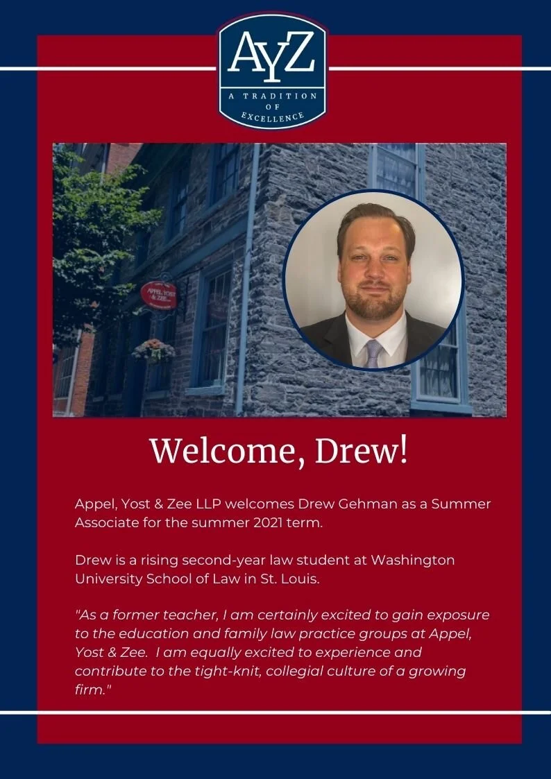 Appel, Yost & Zee LLP is pleased to announce the arrival of Summer