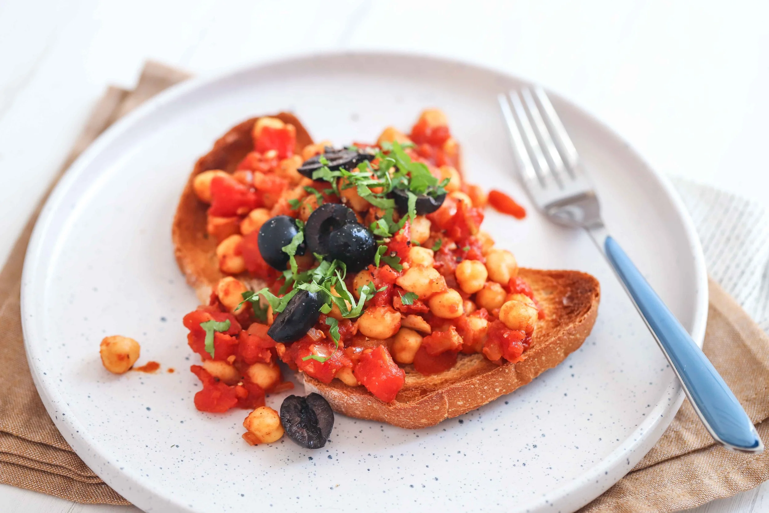 Chickpeas on Toast: A Simple, Satisfying Plant-Based Meal