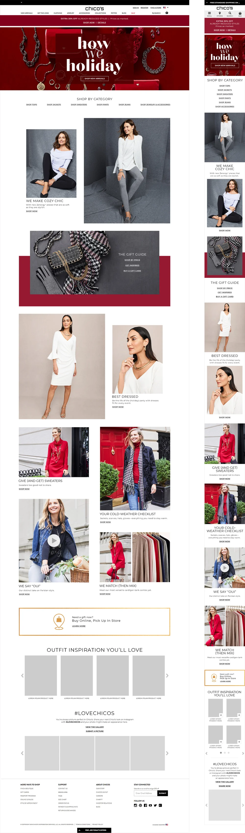 Chico's Holiday 2019 — Amber Fanning – Graphic Design