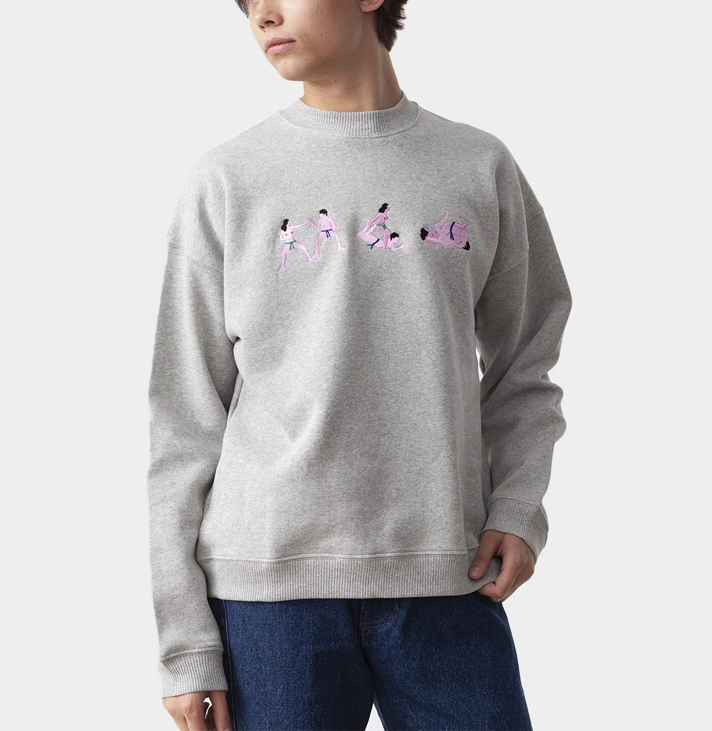 Carne Bollente Karate Queen Sudadera Gris — balasi