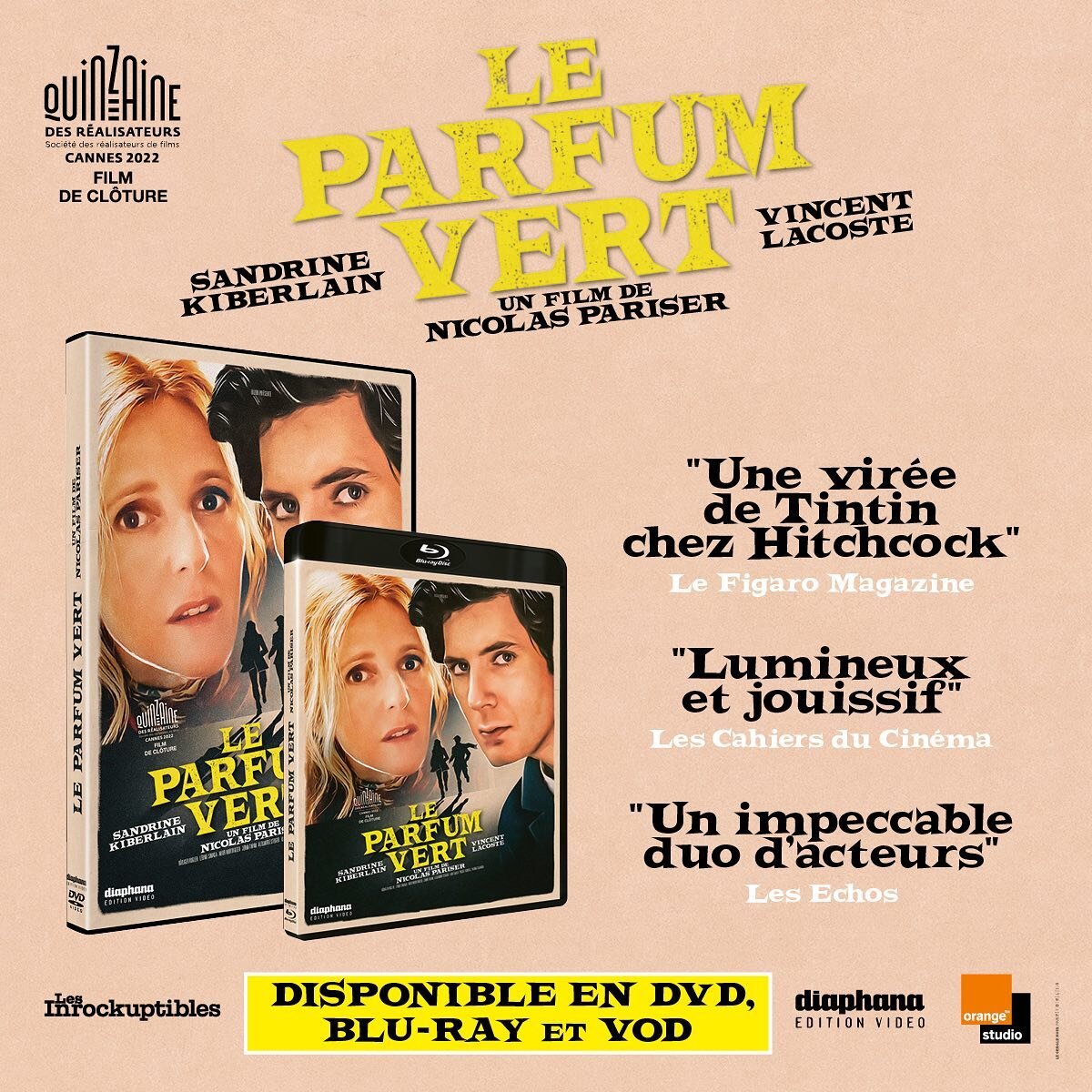 🛎️ &Ccedil;a y est! #LeParfumVert est disponible en DVD et Blu-ray ! 
Courez red&eacute;couvrir le dernier film de Nicolas Pariser🏃🏼&zwj;♀️🏃🏻&zwj;♂️