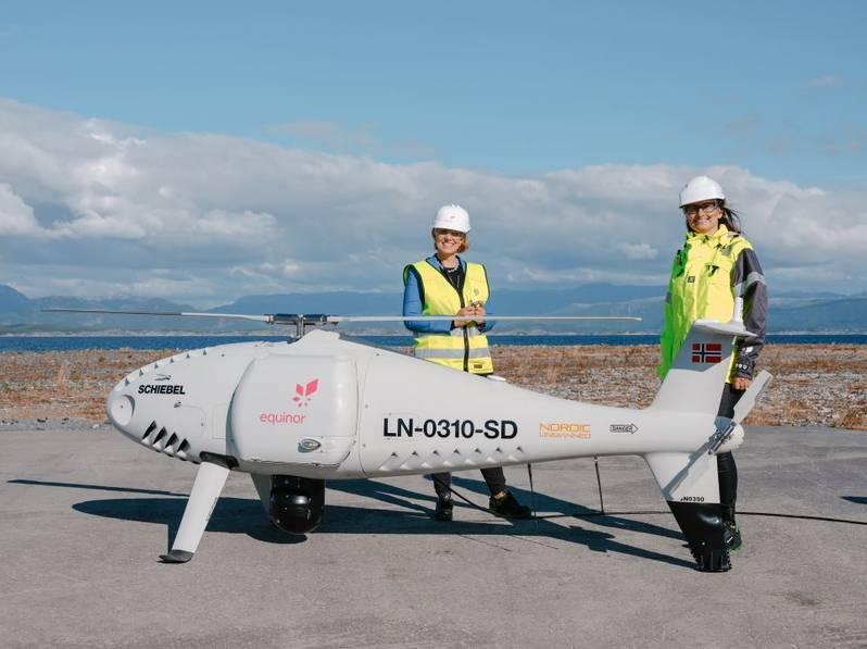 Equinor and Nordic Unmanned to Study Drone Use in Offshore Oil and Gas 