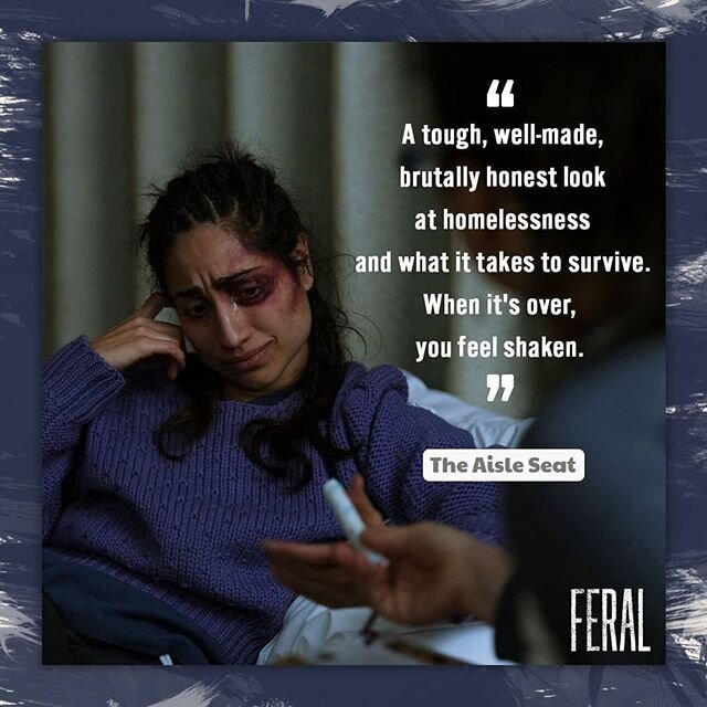 &quot;WELL-MADE.&quot; Thank you to The Aisle Seat for the great review of FERAL! Ready to be shook? FERAL releases next Tuesday!! Pre-Order link in bio.
.
.
.
#FERAL #andrewwonder #indiefilm #filmreview #movie #nyc #brooklyn #homelessness #theaisles