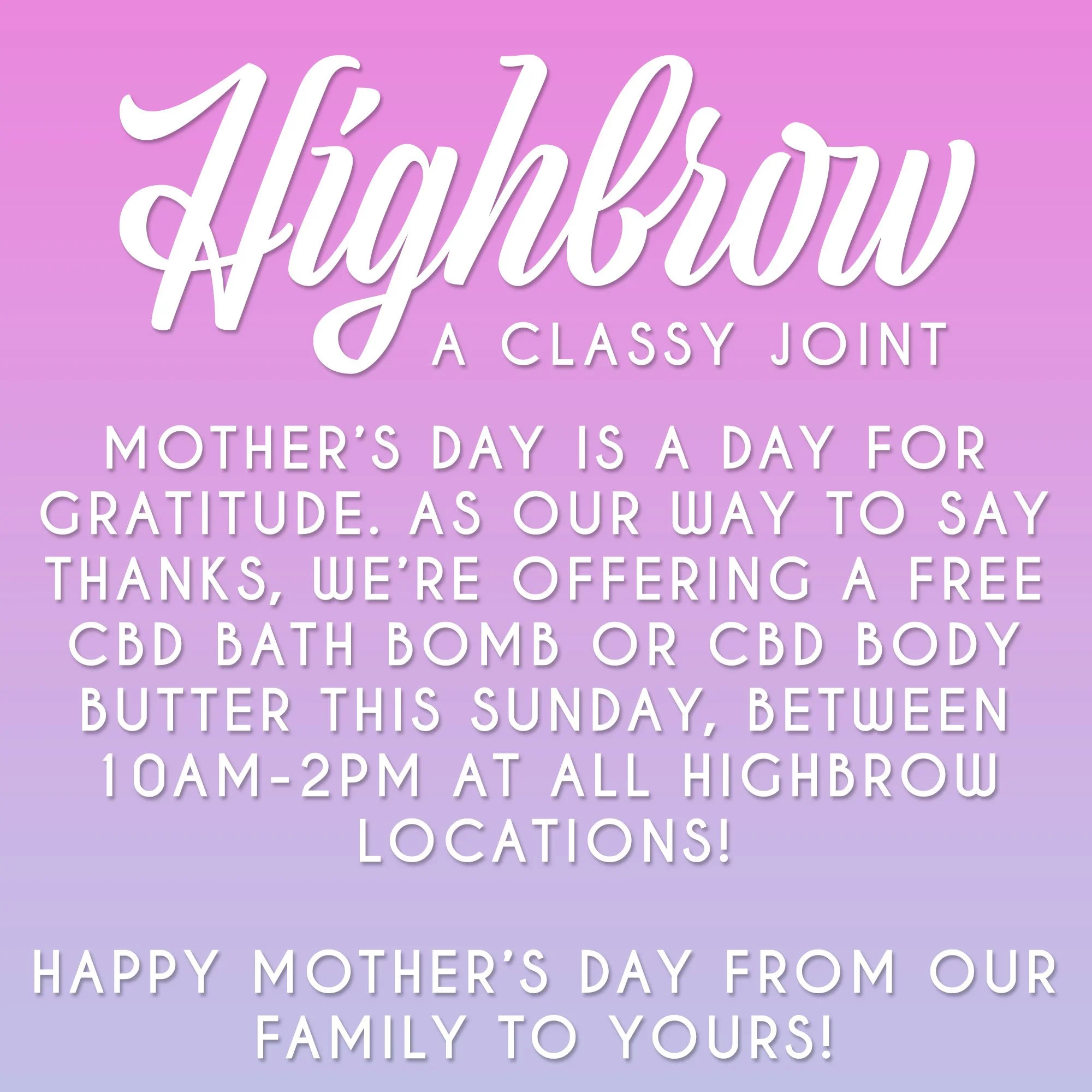 Happy Mother's Day!