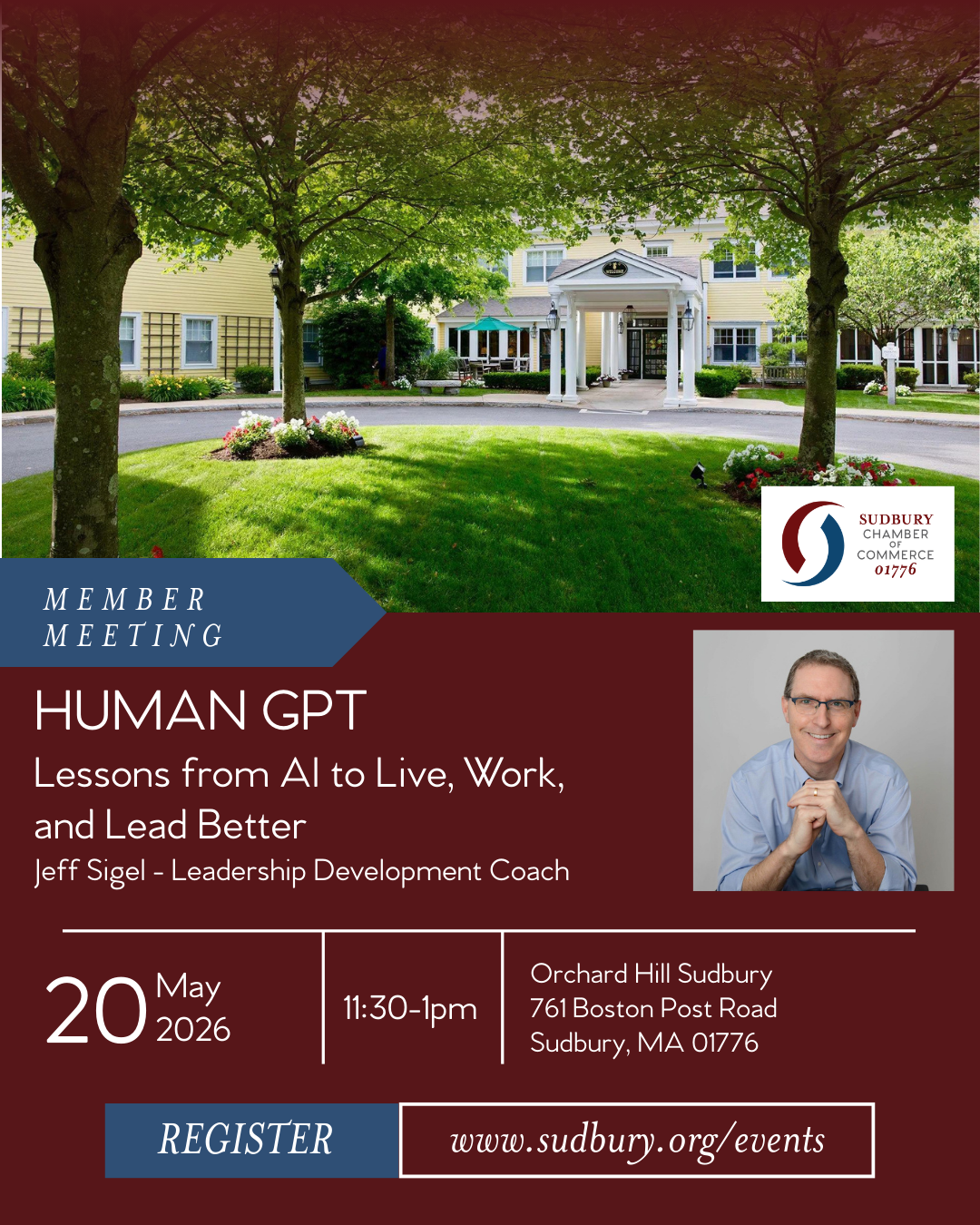 05/20/2026 -  Human GPT: Lessons from AI to Live, Work, and Lead Better with Jeff Sigel