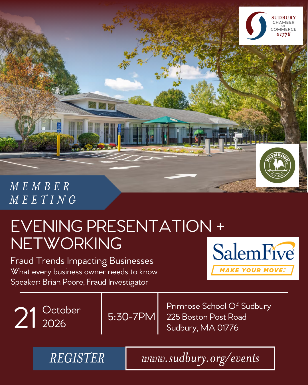 October 2026 Member Event: Evening Presentation + Networking