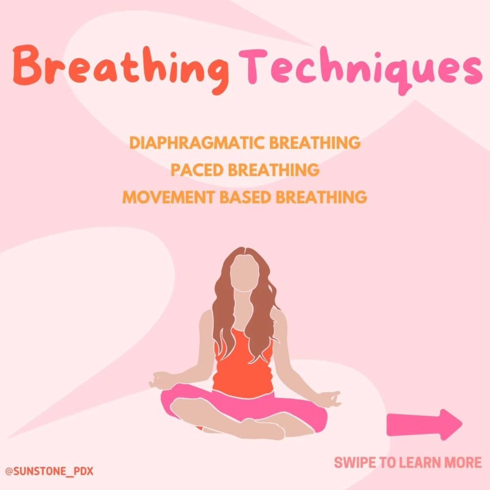 These 3 main types of breathing techniques are very helpful in times of anxiety and stress or when you find yourself with a racing mind and can carry a plethora of health benefits. These include grounding yourself, releasing positive or calming endor