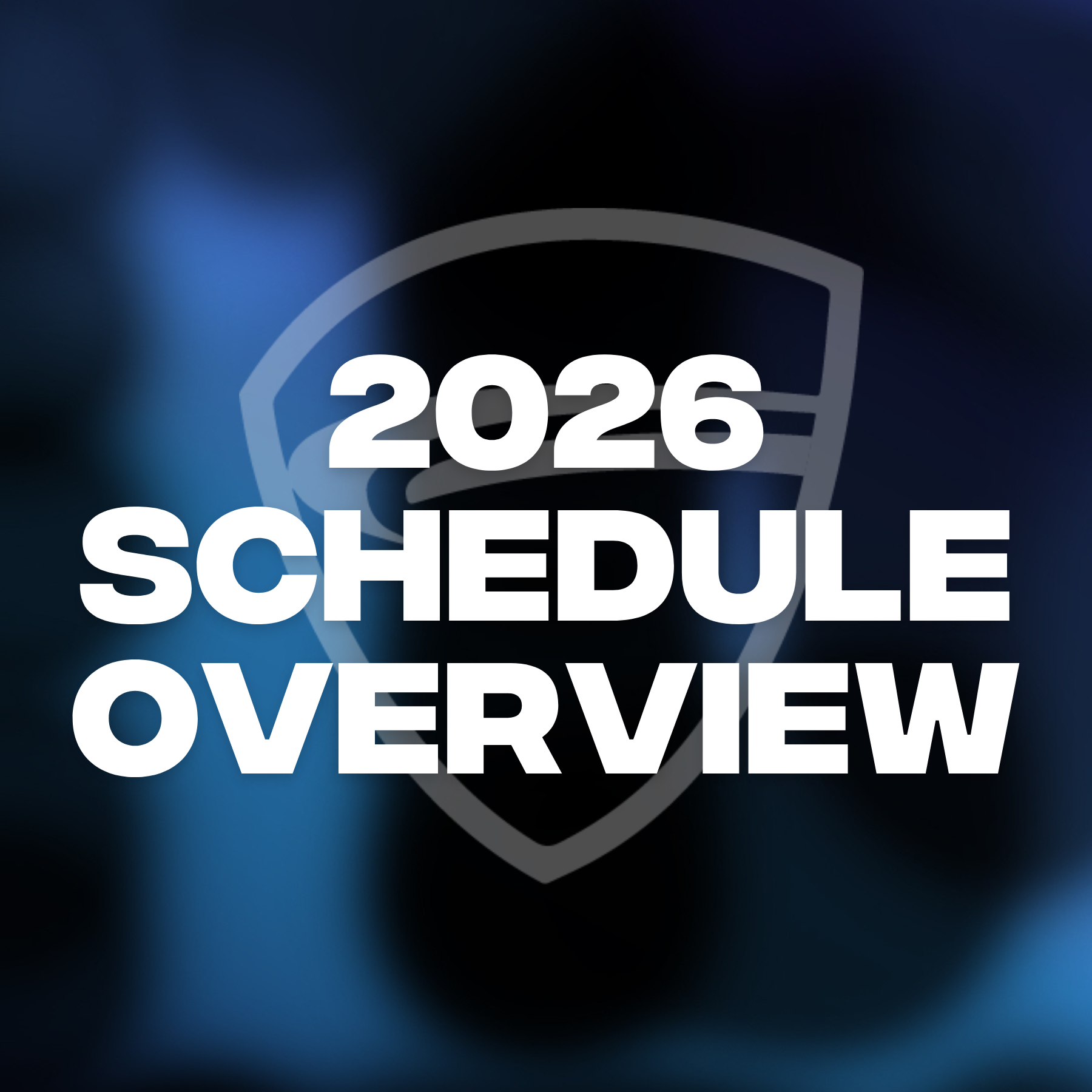 2026 Schedule Announced