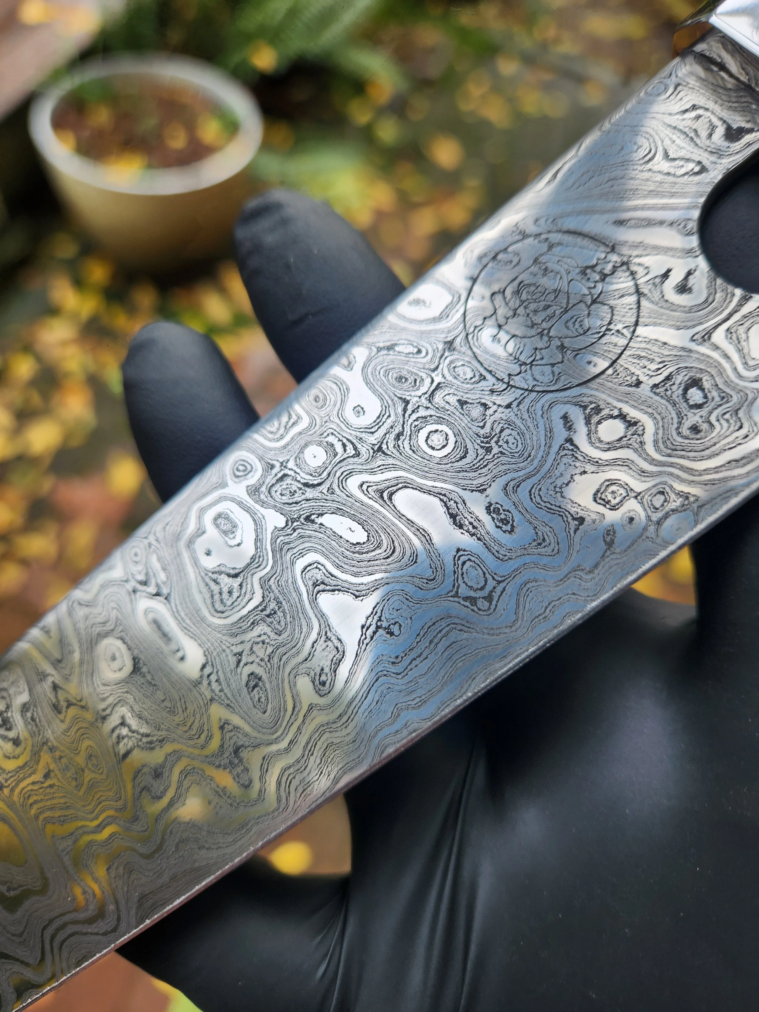 Sea Rose Knifeworks-gallery damascus knife