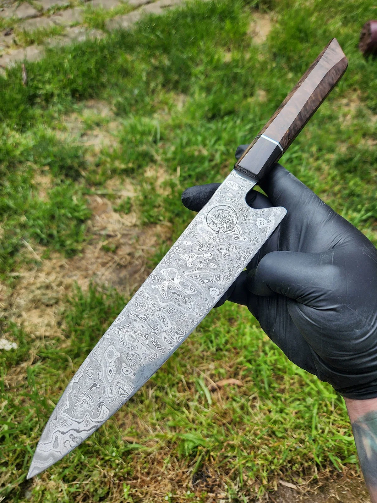 Sea Rose Knifeworks-gallery damascus knife