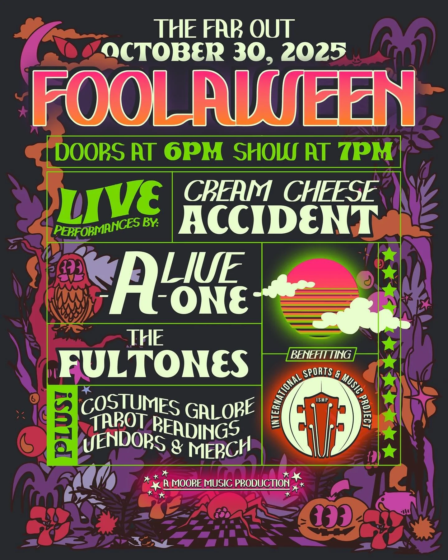 🎃 BENEFIT CONCERT - OCT 30 - AUSTIN, TX 🎃

We are pumped to be back in Austin once again for another @c.mooremusic concert benefitting ISMP. If you&rsquo;re in town, join us for a night of dressing up and getting down! See you there! 👻🎸