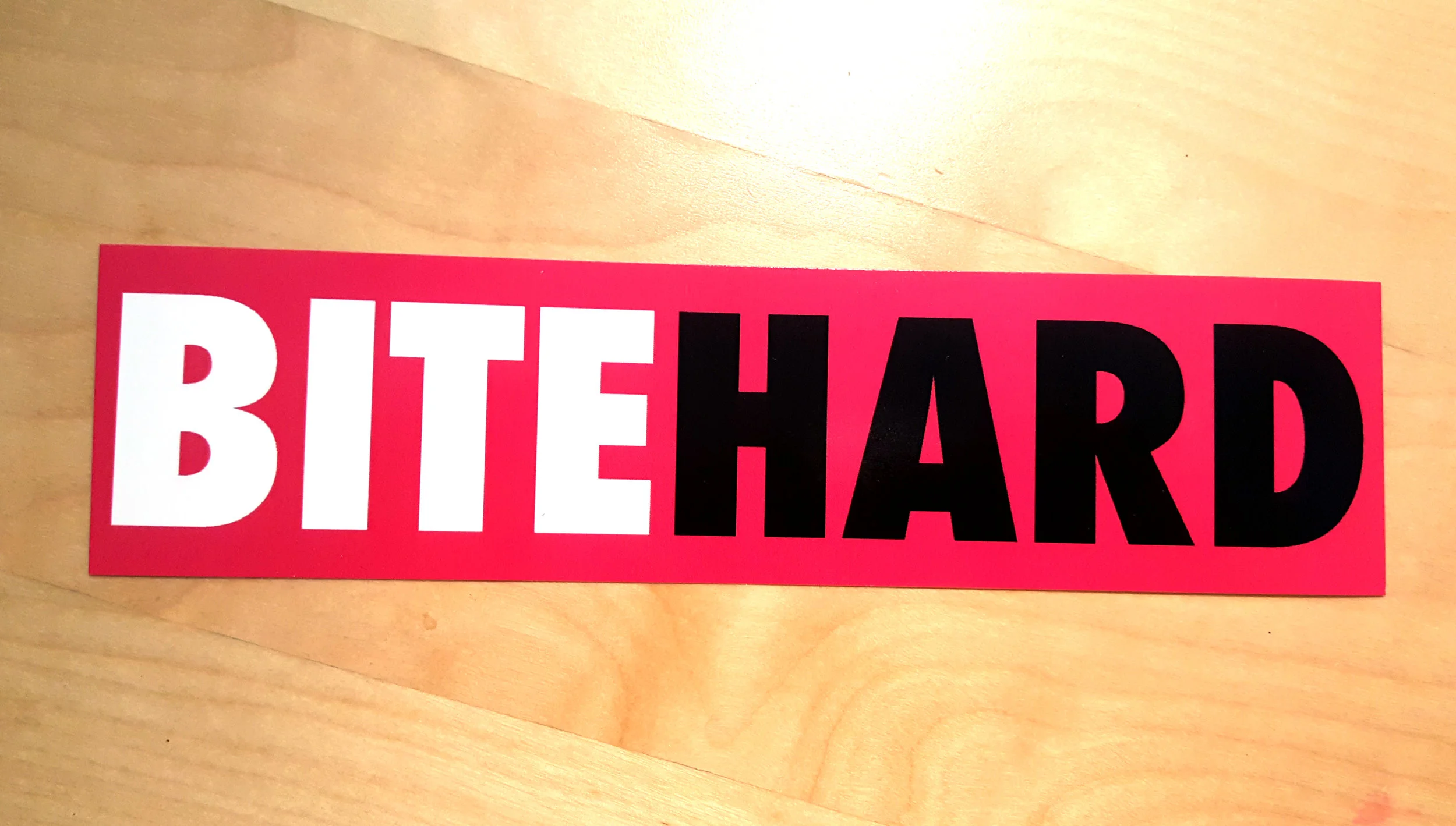 Bite Hard Sticker