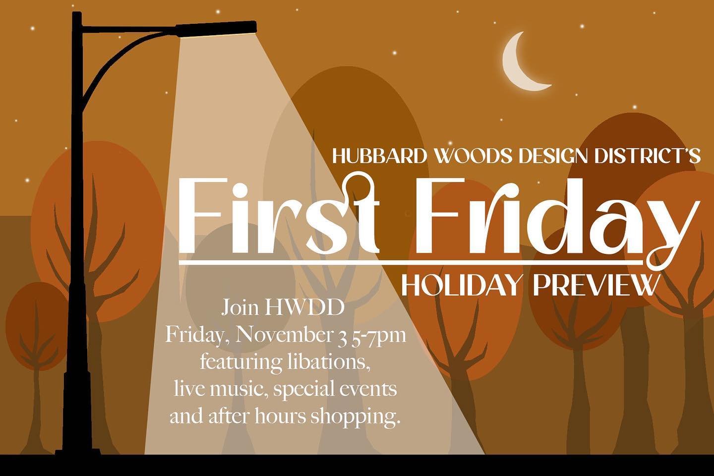 Shop Local Shop Small with HWDD this Friday, November 3rd for our Holiday Preview!
Pop into the shops and see what&rsquo;s new for the holiday season while sipping cocktails and enjoying live music! 
See you Friday! 
.
.
.
.
#firstfriday #holiday #op