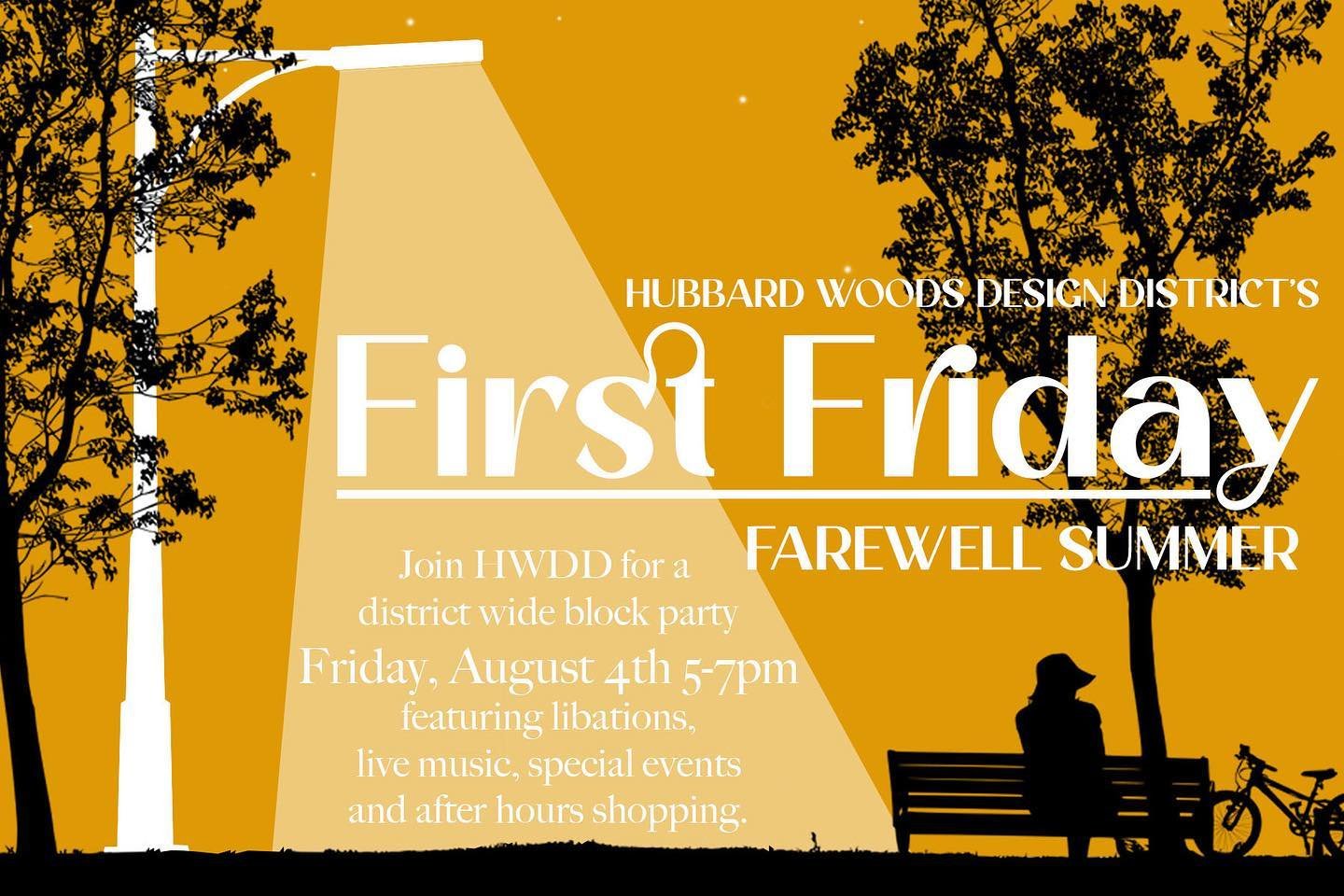 It&rsquo;s First Friday again tonight in Hubbard Woods 5-7! 
.
.
.
.
#hwdd_winnetka #winnetka #chicago #firstfriday #summer #afterhours #shoplocal
