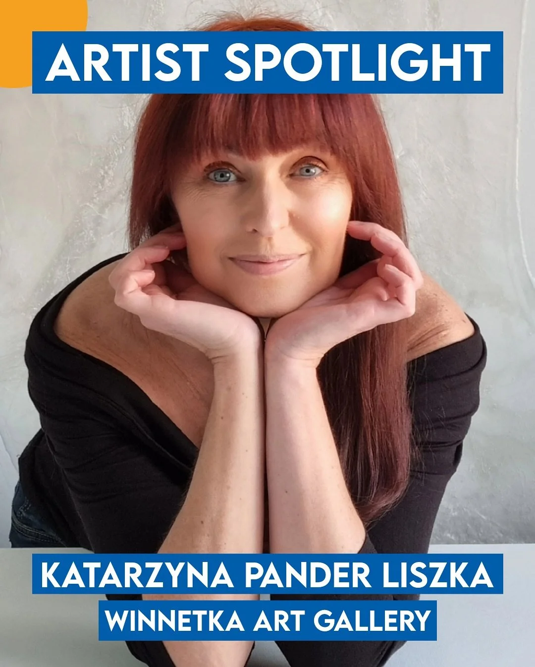 ✨First Friday Art Walk: Artist Spotlight✨
Artist: Katarzyna Pander Liszka 
Location: Winnetka Art Gallery

Katarzyna Pander-Liszka is a Polish artist known for her large, decorative abstract works using resin, vivid pigment, and collage/asamblaż tech