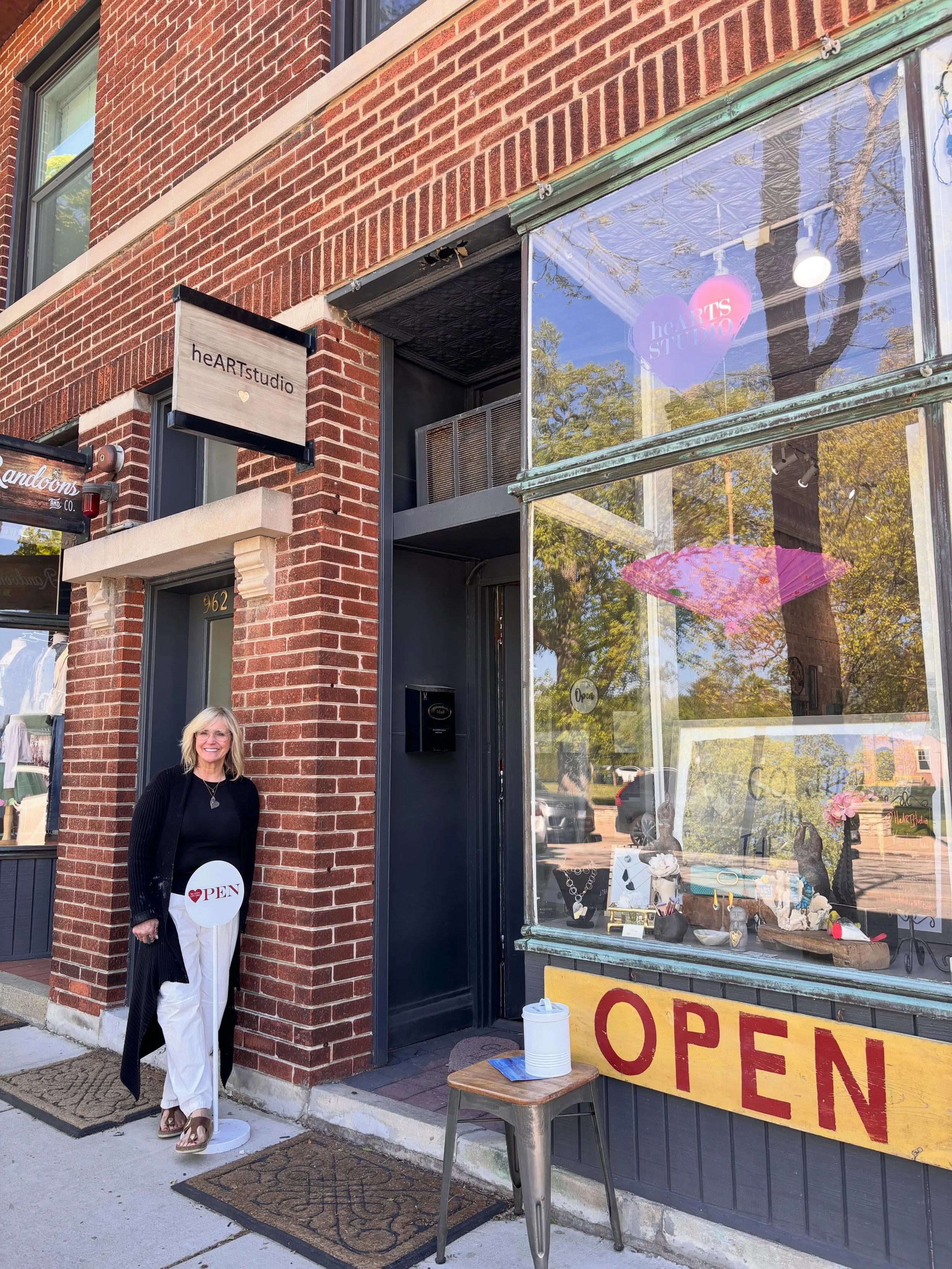 WEEKLY STORE HIGHLIGHT: heART Studio! 

Our first weekly store highlight is @heartstudio964 Come and support this beautiful shop located 964 Green Bay Rd. 

Tune in this week to learn more about heART&rsquo;s story, handcrafted products, and the love