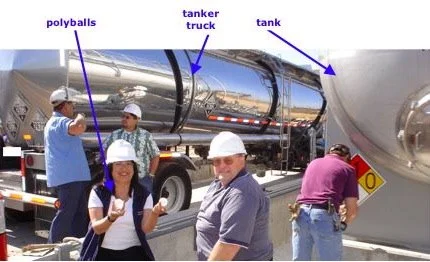 Sitting at an R|CAT permitted San Diego power plant site in 2004, near the aqueous ammonia storage tank loading/unloading area