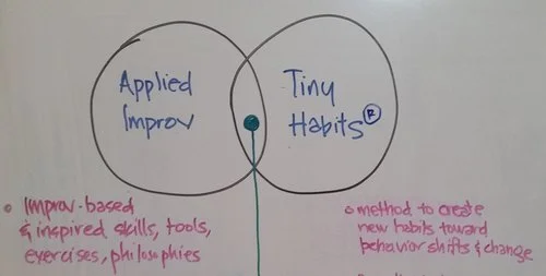 THE INSPIRATION: where Applied Improv and Tiny Habits intersect