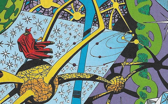 On a mountain range, I’m Dr. Strange: impressões sobre a arte de Steve Ditko