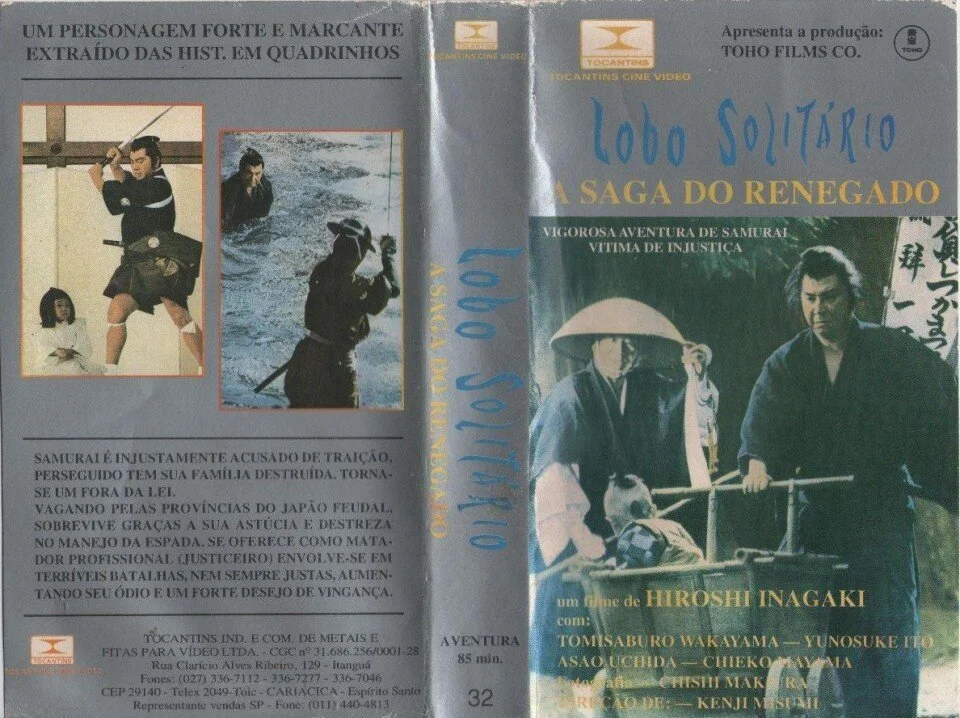 Lobo Solitário "raiz", em VHS!