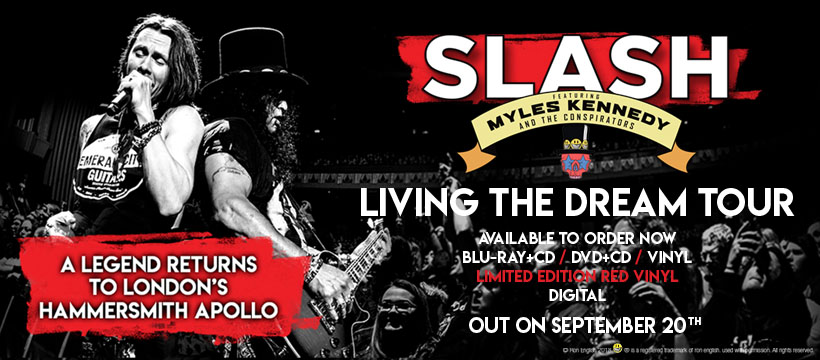 Slash Sets Tour, New LP 'Living the Dream' With Myles Kennedy