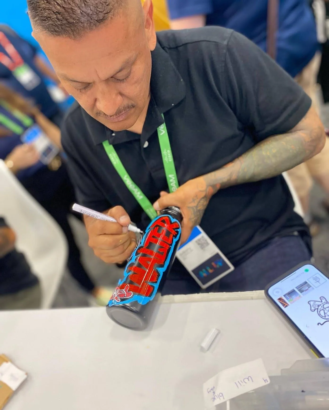 Why You Need Personalized Graffiti Water Bottles at Your Next Trade Show Booth