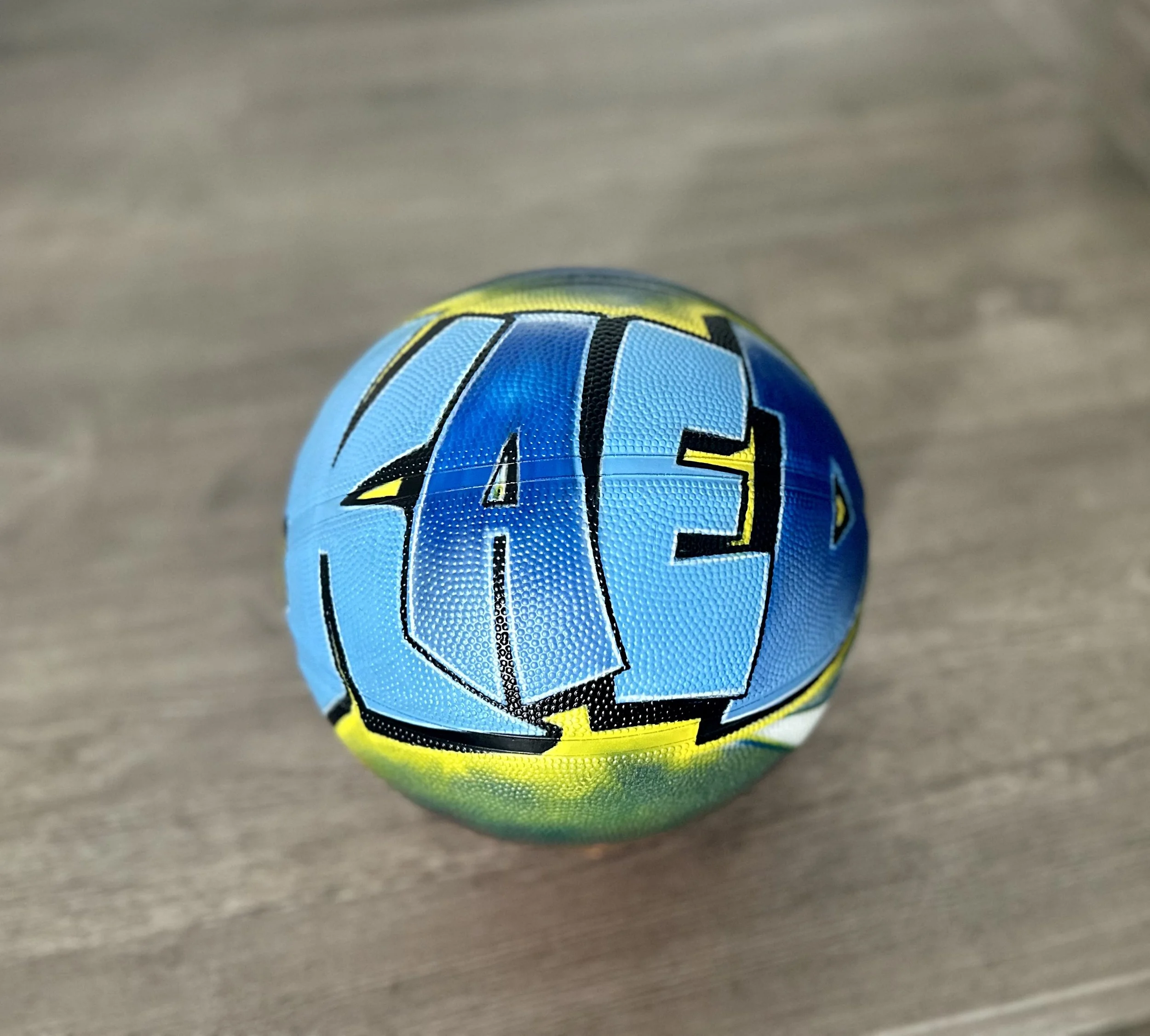 Score Big with Custom Airbrushed Basketballs and Footballs – The Perfect Personalized Gift!