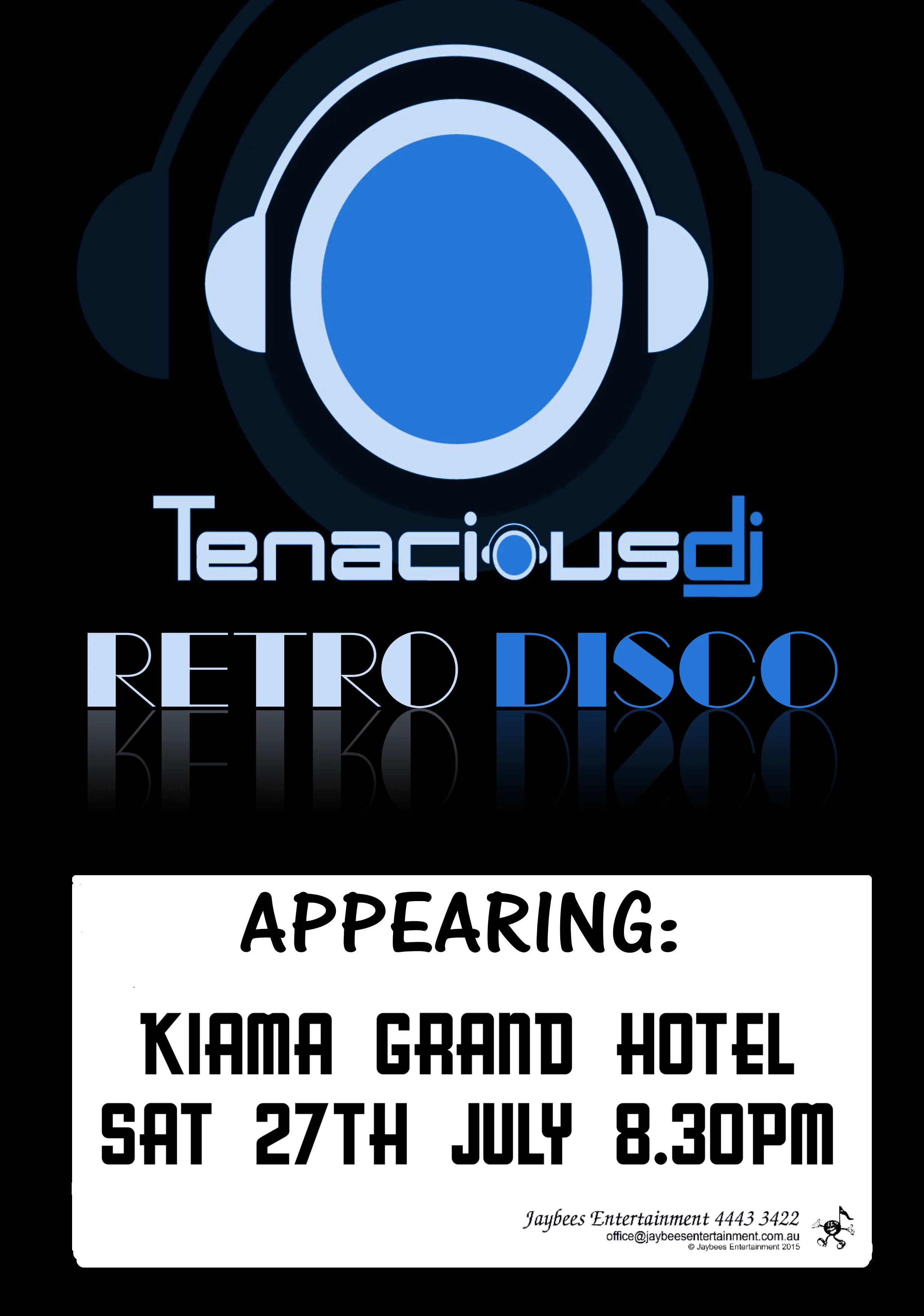 Saturday July 27 - 8:30pm