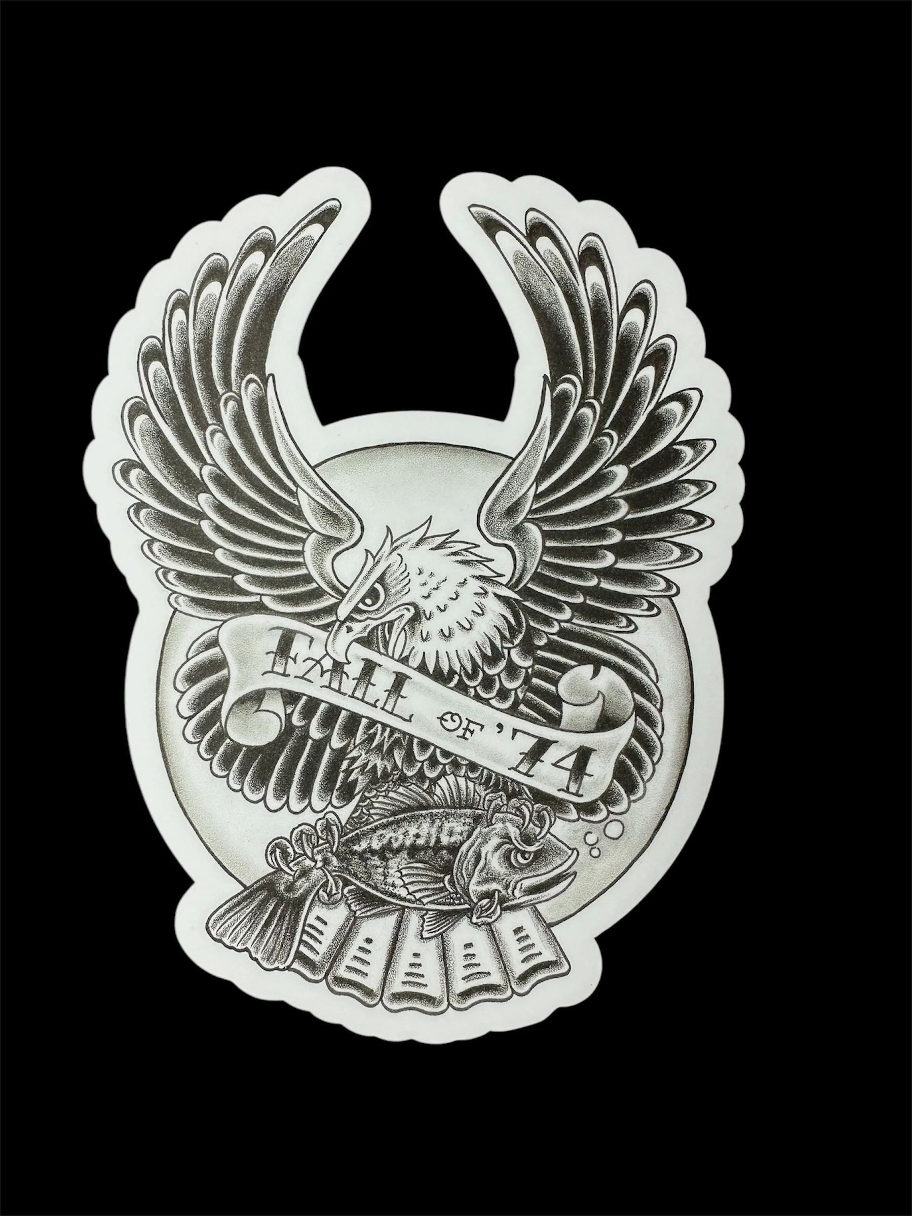 Fallof74 Eagle 6" X 4" MATTE