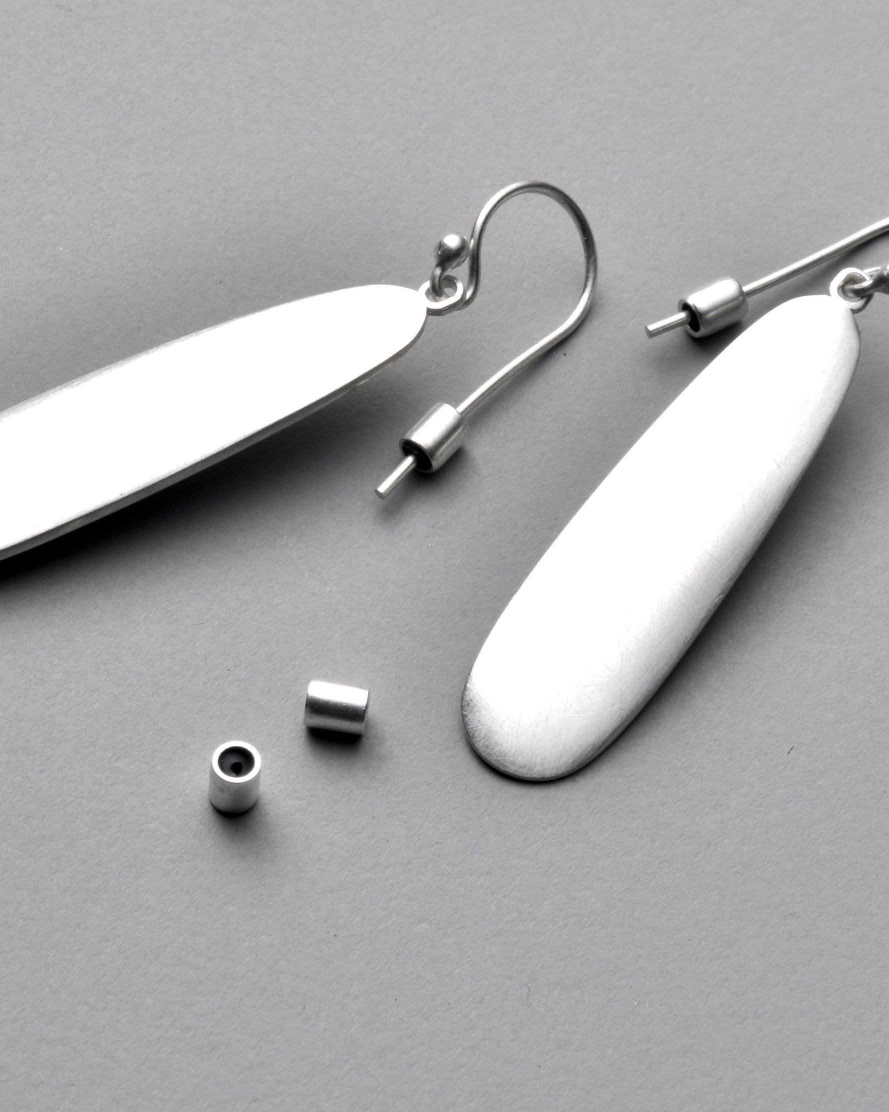Earring Keepers / Satin Sterling Silver (1 pair) — Julia Turner