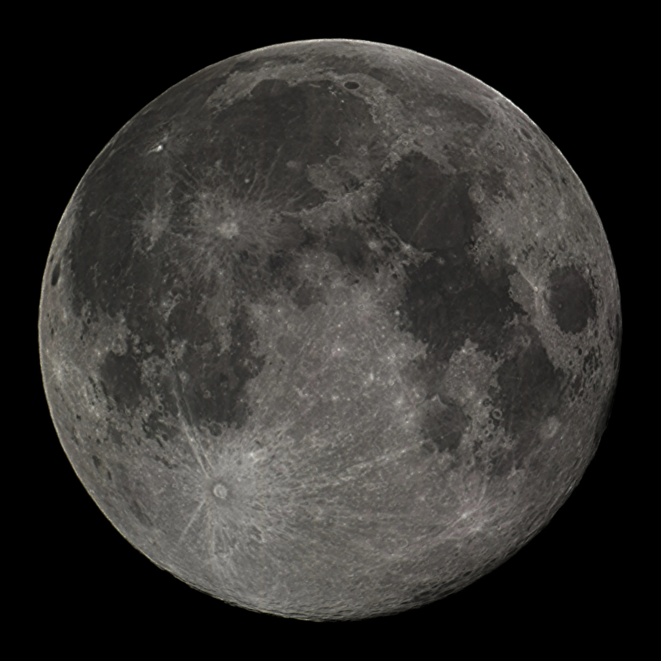 Full Moon and The International Space Station
