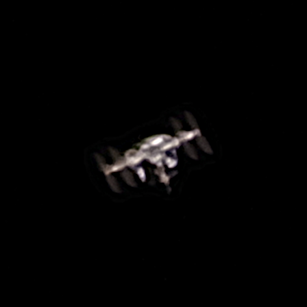 Space Station Directly Overhead
