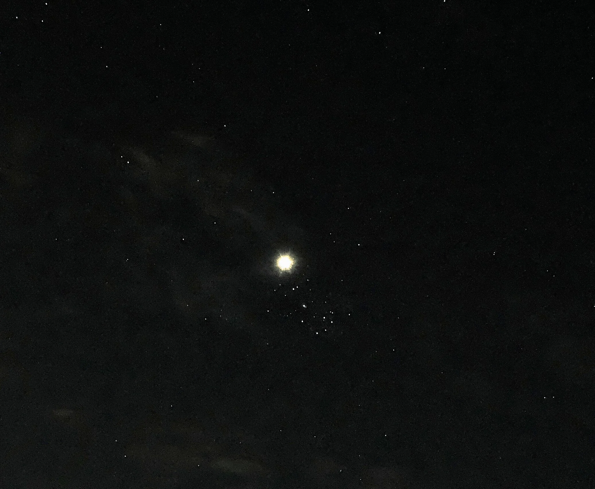 Venus Conjunction with the Pleiades