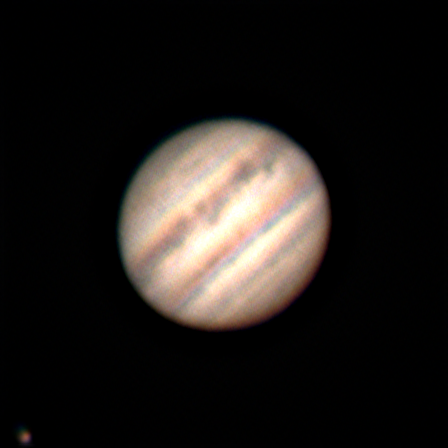 Saturn and Jupiter at a Normal Hour