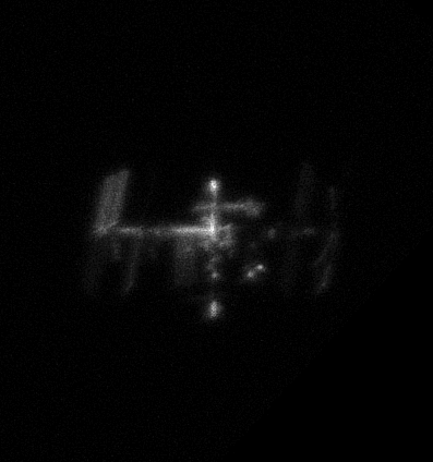 International Space Station - My Camera Apparently Has High Speed Mode!
