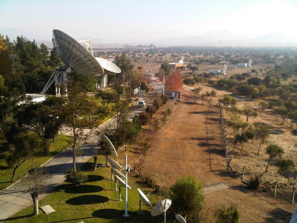 Chile Earth Station - View From 32m Antenna
