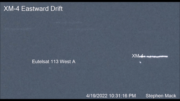 XM-4 Drifting to the East