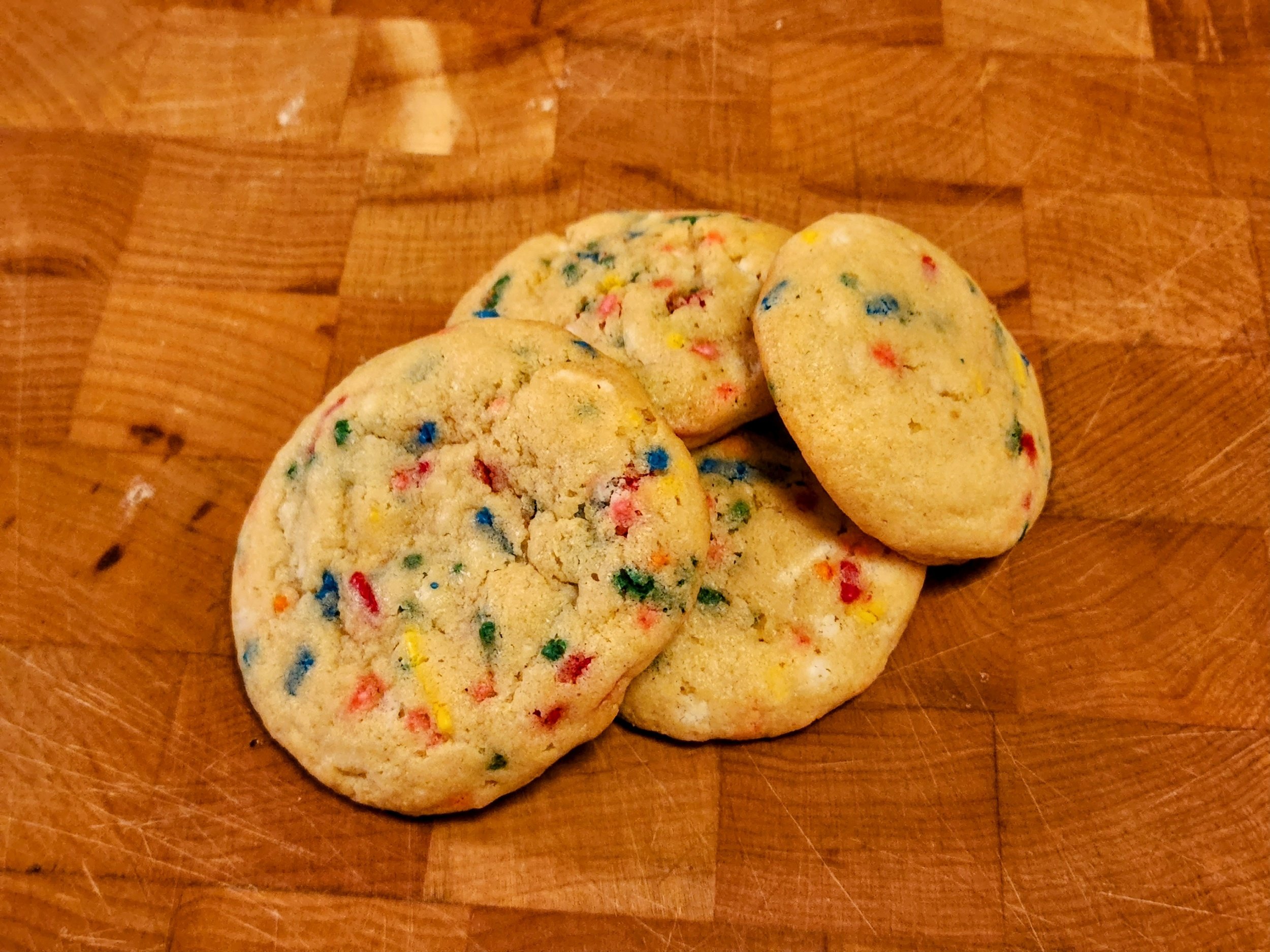 Rainbow Sugar Cookies 