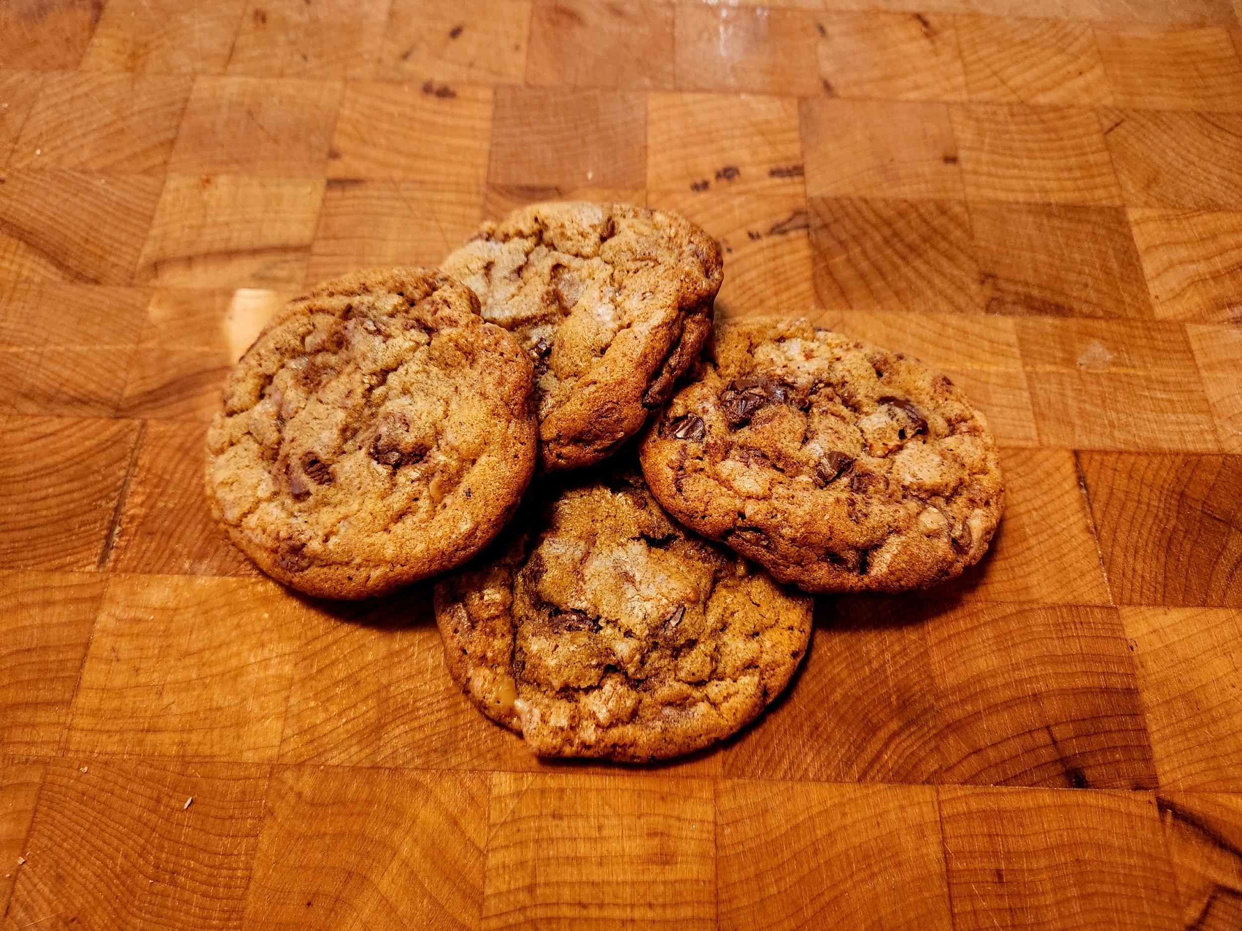 Brown Butter Chocolate Chip and Toffee Cookies