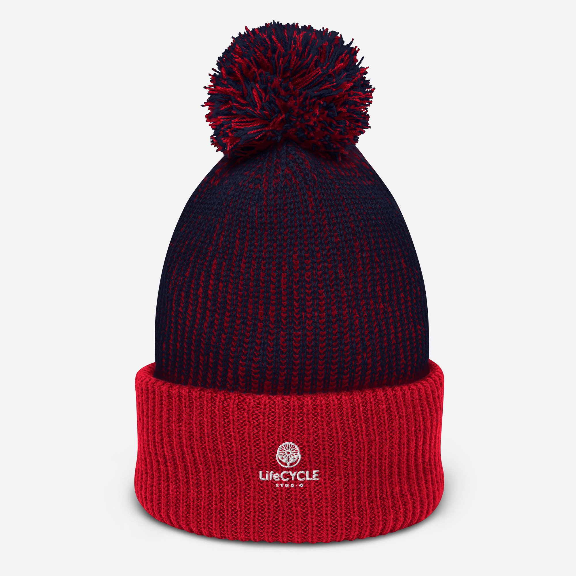 speckled-pom-pom-beanie-navy-red-front-633b3885526fc.jpg